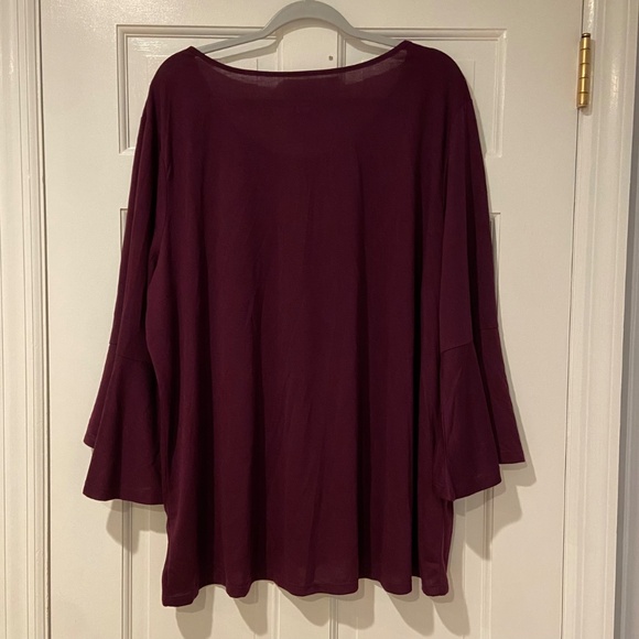 Just My Size Bell Sleeve Pintuck Top – Size 3X - Picture 6 of 10